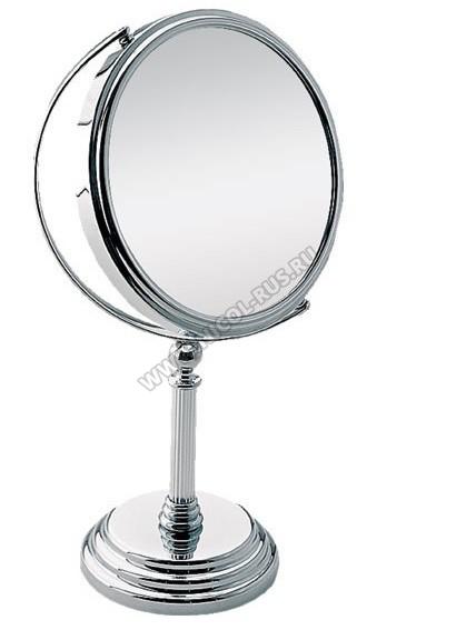 Зеркало косметическое двухстороннее настольное с увеличением х1 и х5