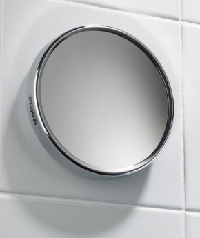 Зеркало для ванной косметическое с присосками увеличение х7 настенное