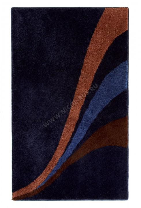 ISABELLA коврик для ванной синий с декором
