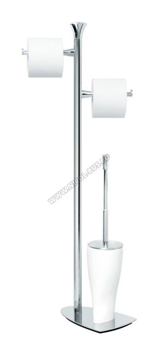 Momentum стойка с ёршиком и двумя  бумагодержателями. Design: Walter A. Schaefer