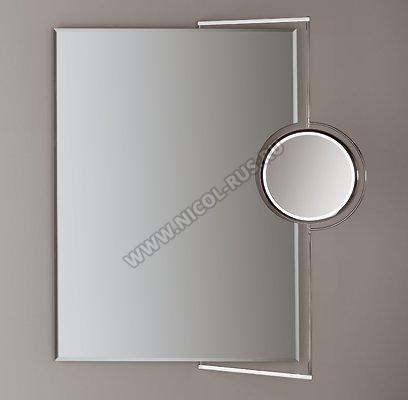 Зеркало для ванной с дополнительным увеличивающим зеркалом