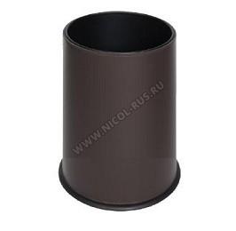 Ведро для бумаг кожаное круглое Moka