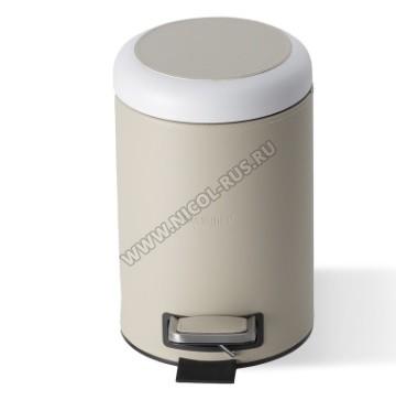 Decor Walther Brownie Te ведро с педалью кожаное бежевый