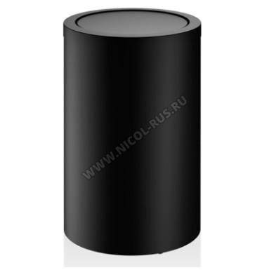Decor Walther ведро круглое с поворотной крышкой Чёрное