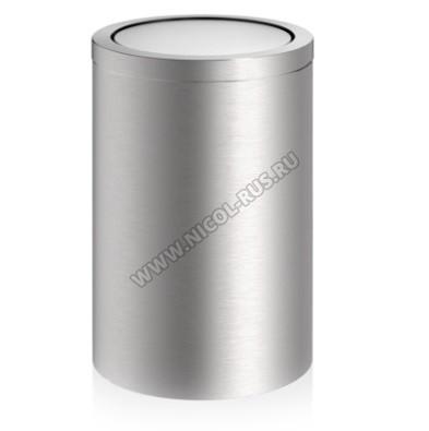 Decor Walther Ведро круглое с поворотной крышкой Сталь матовая