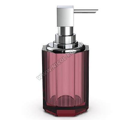 Decor Walther дозатор хрустальный Rich Burgundy Chrome