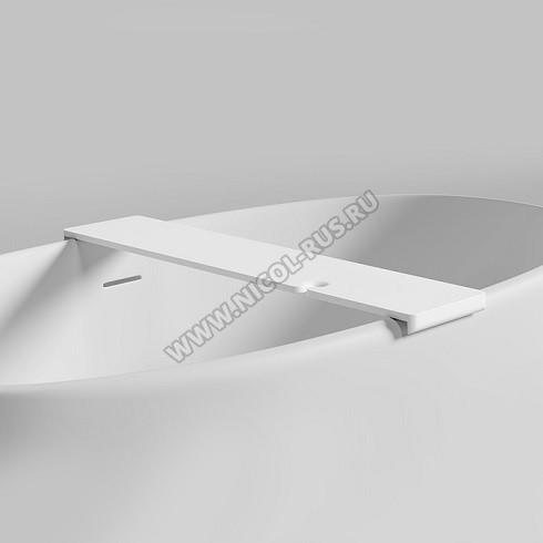 Salini Gabbiano Basic полка для ванны S-Stone матовый белый