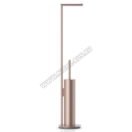 Decor Walther стойка напольная с ёршиком и бумагодержателем матовая медь PVD