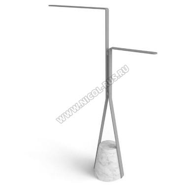 Antonio Lupi Halo полотенцедержатель напольный мрамор Carrara satinato Bianco opaco