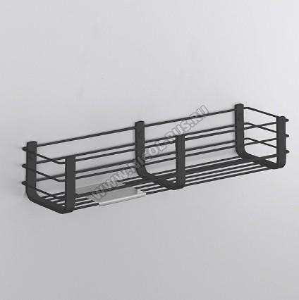 Colombo Complimenti двойная полка сетка 44 см чёрный матовый