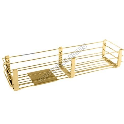 Colombo Complimenti двойная полка сетка 44 см золото матовое