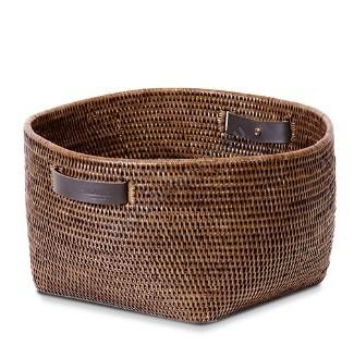 Decor Walther Basket KORB ёмкость корзина универсальная плетёная ротанг тёмный