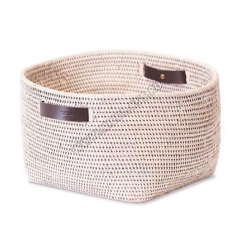 Decor Walther Basket KORB ёмкость корзина универсальная плетёная ротанг светлый