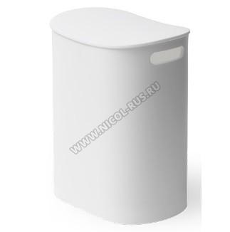 Decor Walther корзина для белья пуф белая матовая с крышкой
