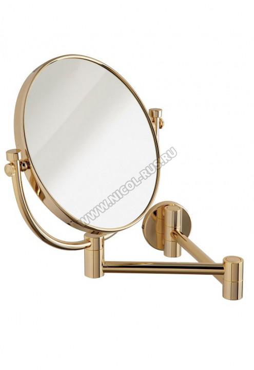 Nancy Gold зеркало косметическое для ванной золото
