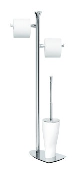 Momentum стойка с ёршиком и двумя  бумагодержателями. Design: Walter A. Schaefer