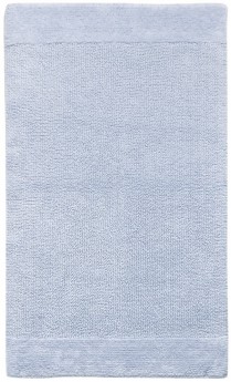 Коврик для ванной хлопковый двухсторонний голубой Биохлопок 120х70