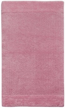 Коврик для ванной хлопковый двухсторонний розовый Биохлопок 65х55