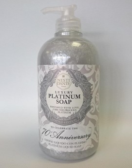 NESTI DANTE 70-TH ANNIVERSARY Luxury PLATINUM Soap Юбилейное Платиновое жидкое мыло 500 мл