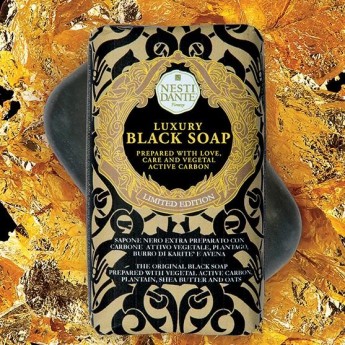 NESTI DANTE Luxury BLACK Soap мыло с углём чёрное 250 гр