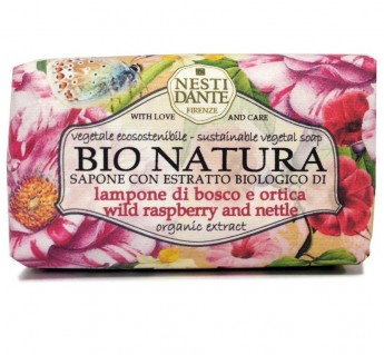 Мыло NESTI DANTE BIONATURA WILD RASPBERRY & NETTLE Малина и Крапива 250 гр