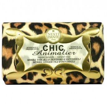 Мыло NESTI DANTE CHIC ANIMALIER Bronze myrrh Бронза 250 гр