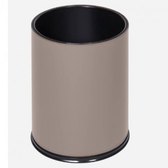 Ведро для бумаг кожаное круглое Mud