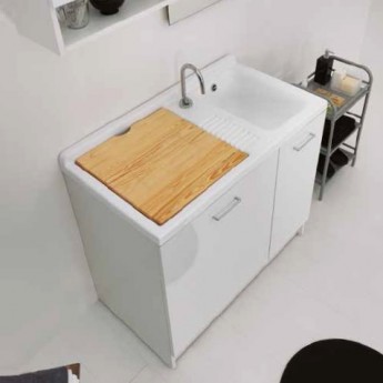 Colavene мебель постирочная раковина итальянская глубокая раковина для стирки двойная с тумбой Bianca