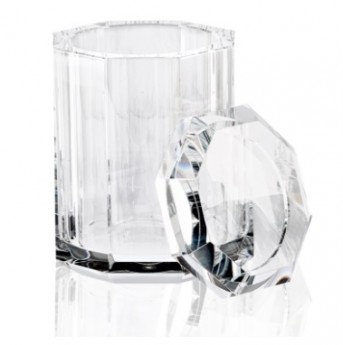 Decor Walther косметическая ёмкость хрустальная с крышкой