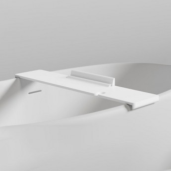 Salini Gabbiano Basic полка для ванны S-Stone матовый белый с подставкой