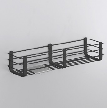 Colombo Complimenti двойная полка сетка 44 см чёрный матовый