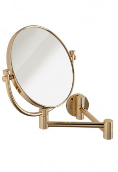 Nancy Gold зеркало косметическое для ванной золото